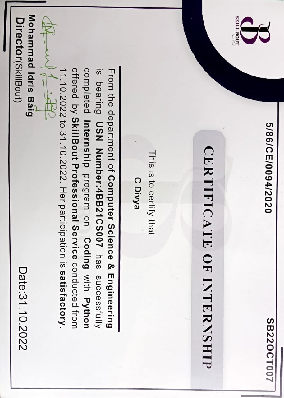 Certificate 3