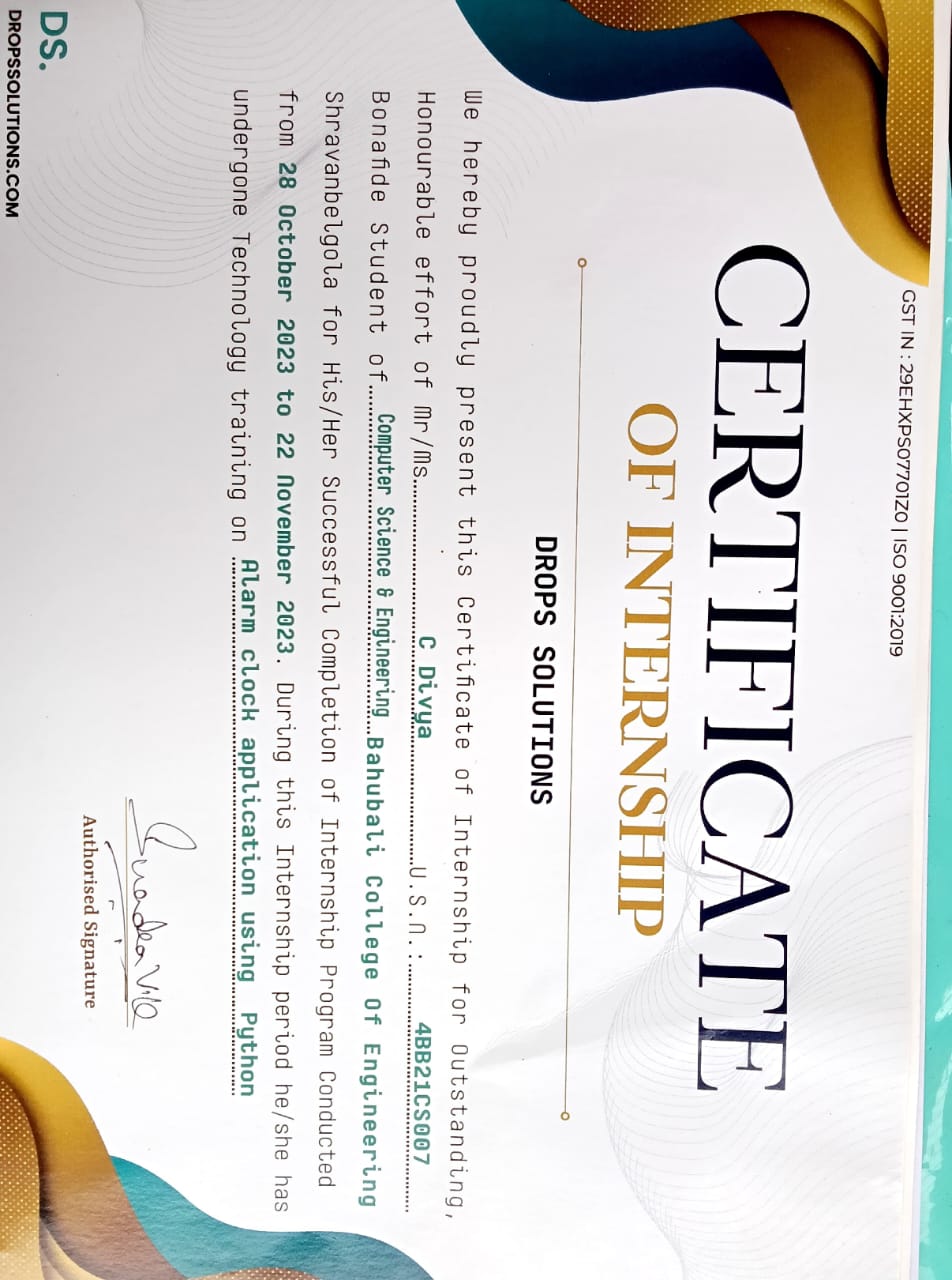 Certificate 2