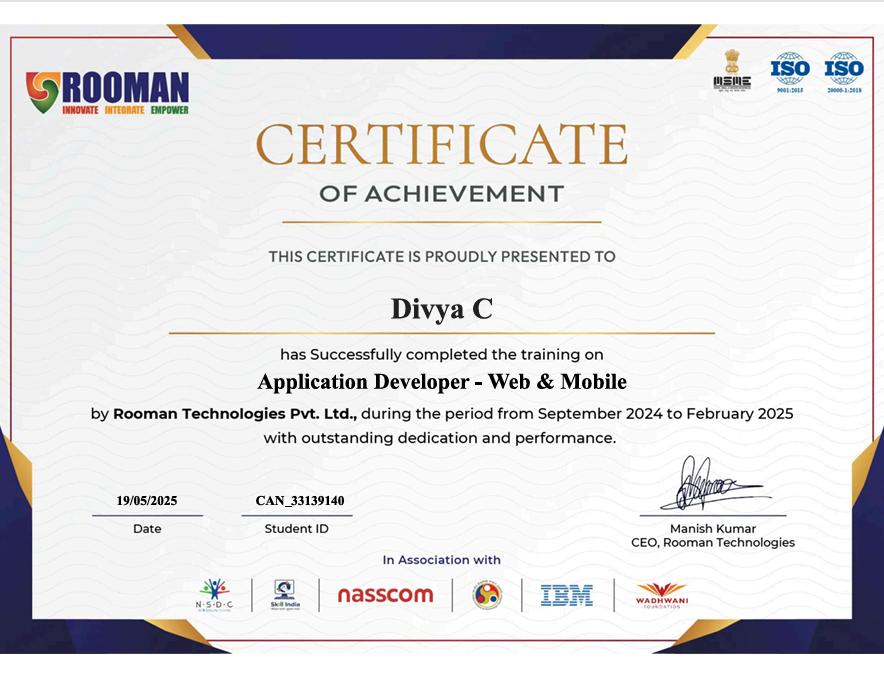 Certificate 3